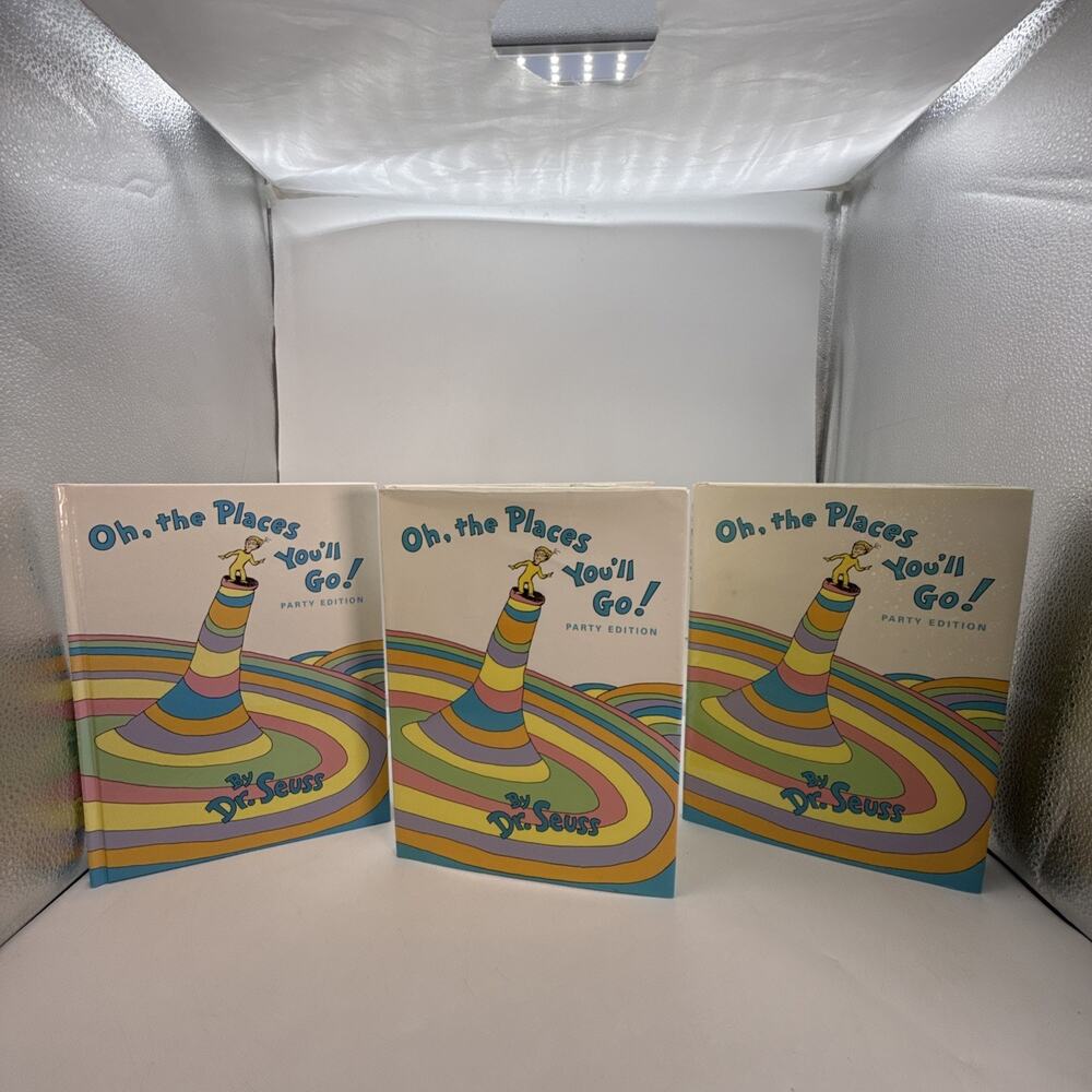3 - 1990 Party Edition Oh The Places You’ll Go Dr Seuss, Read Description